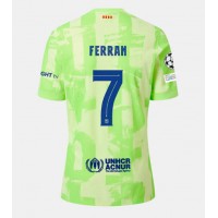 Camisa de Futebol Barcelona Ferran Torres #7 Equipamento Alternativo 2024-25 Manga Curta